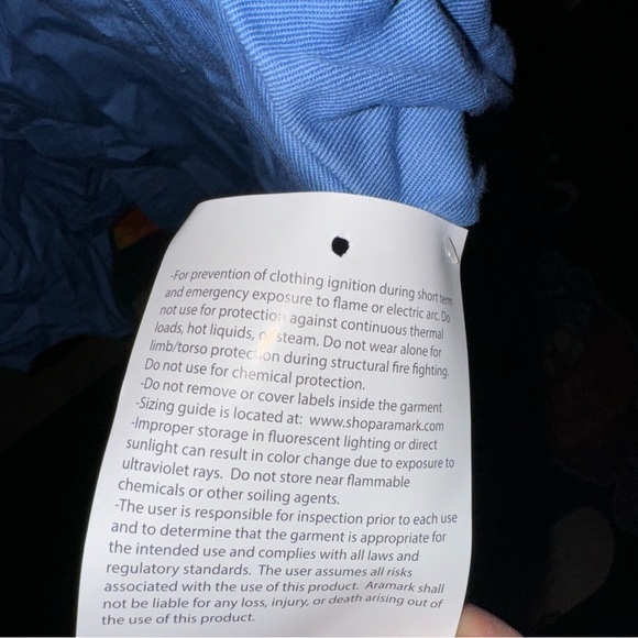 Steelguard Pro FR Light Blue Reflective Shirt - Picture 6 of 16